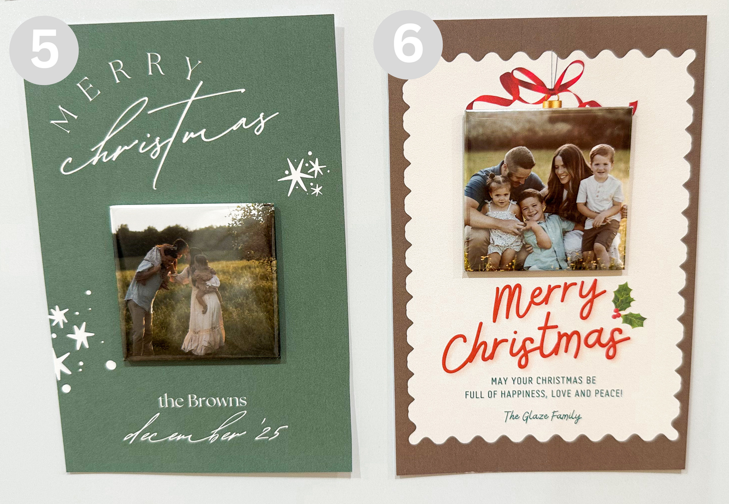 Custom Christmas Card & Magnet