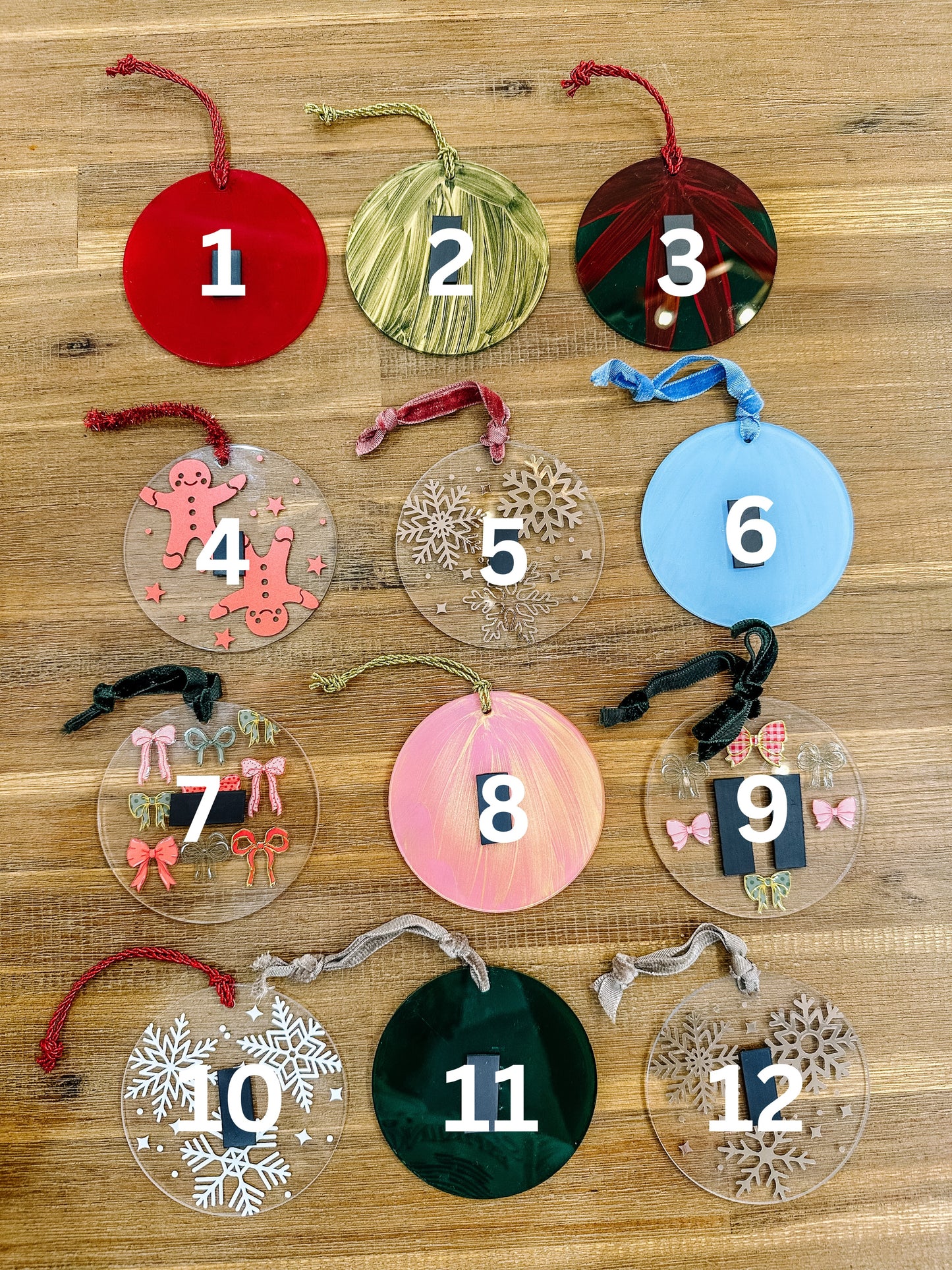 Single Custom Magnet Christmas Ornament