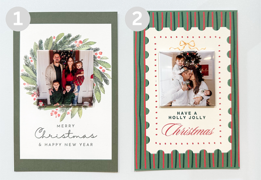 Custom Christmas Card & Magnet