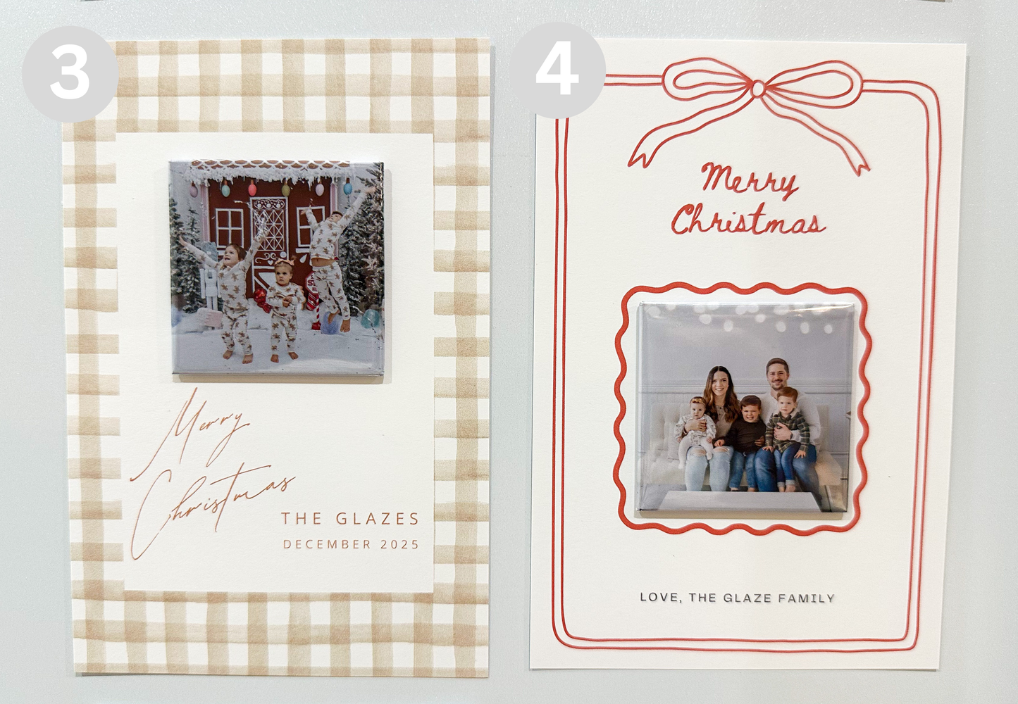 Custom Christmas Card & Magnet