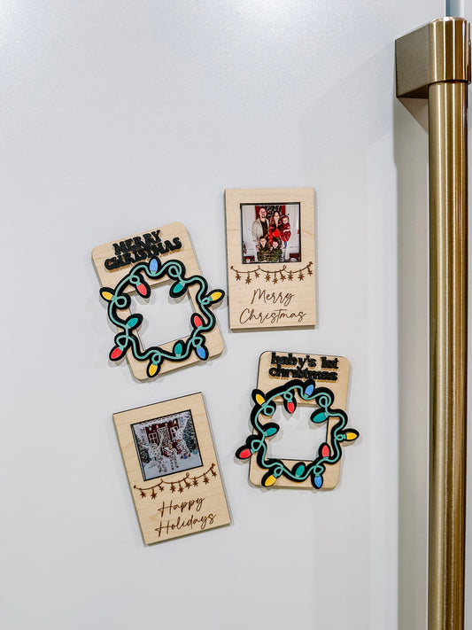 Single Custom Magnet & Wooden Frame