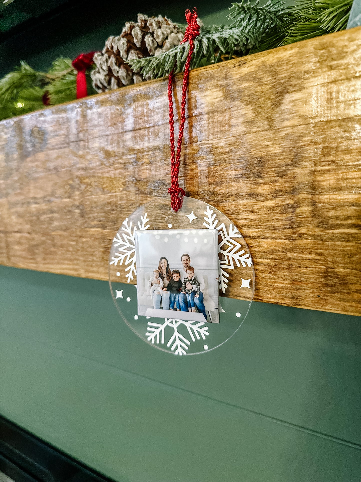Single Custom Magnet Christmas Ornament
